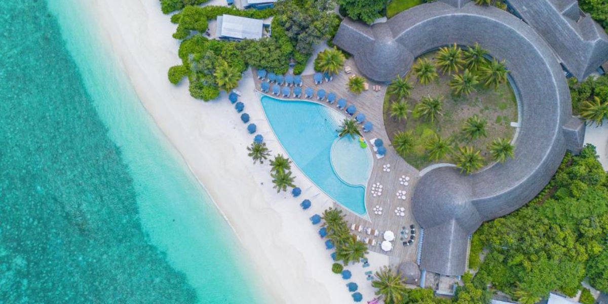ifuru island maldives aerial